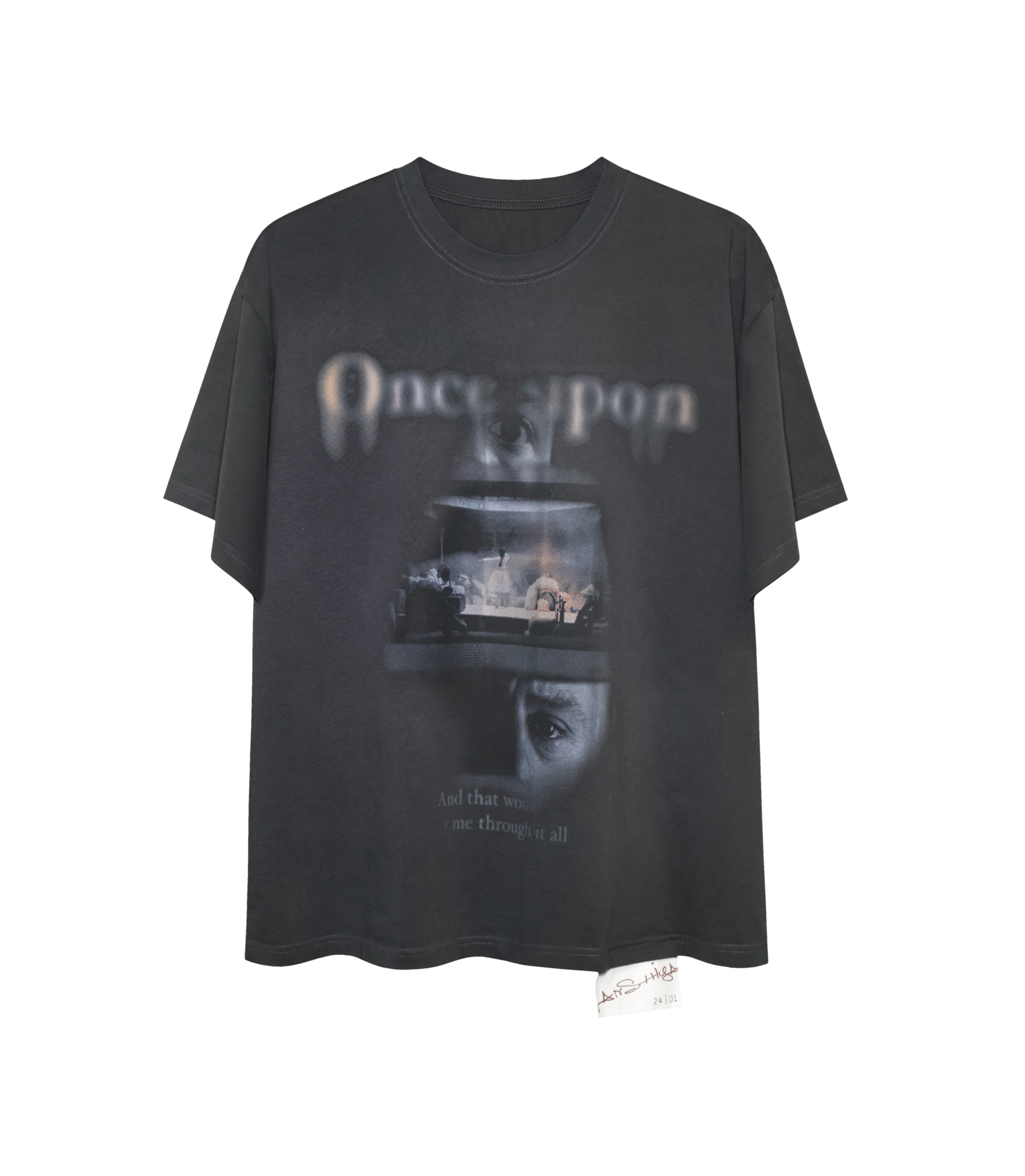 ManShiYa 24FW ONCE UPON A TIME TEE BLACK