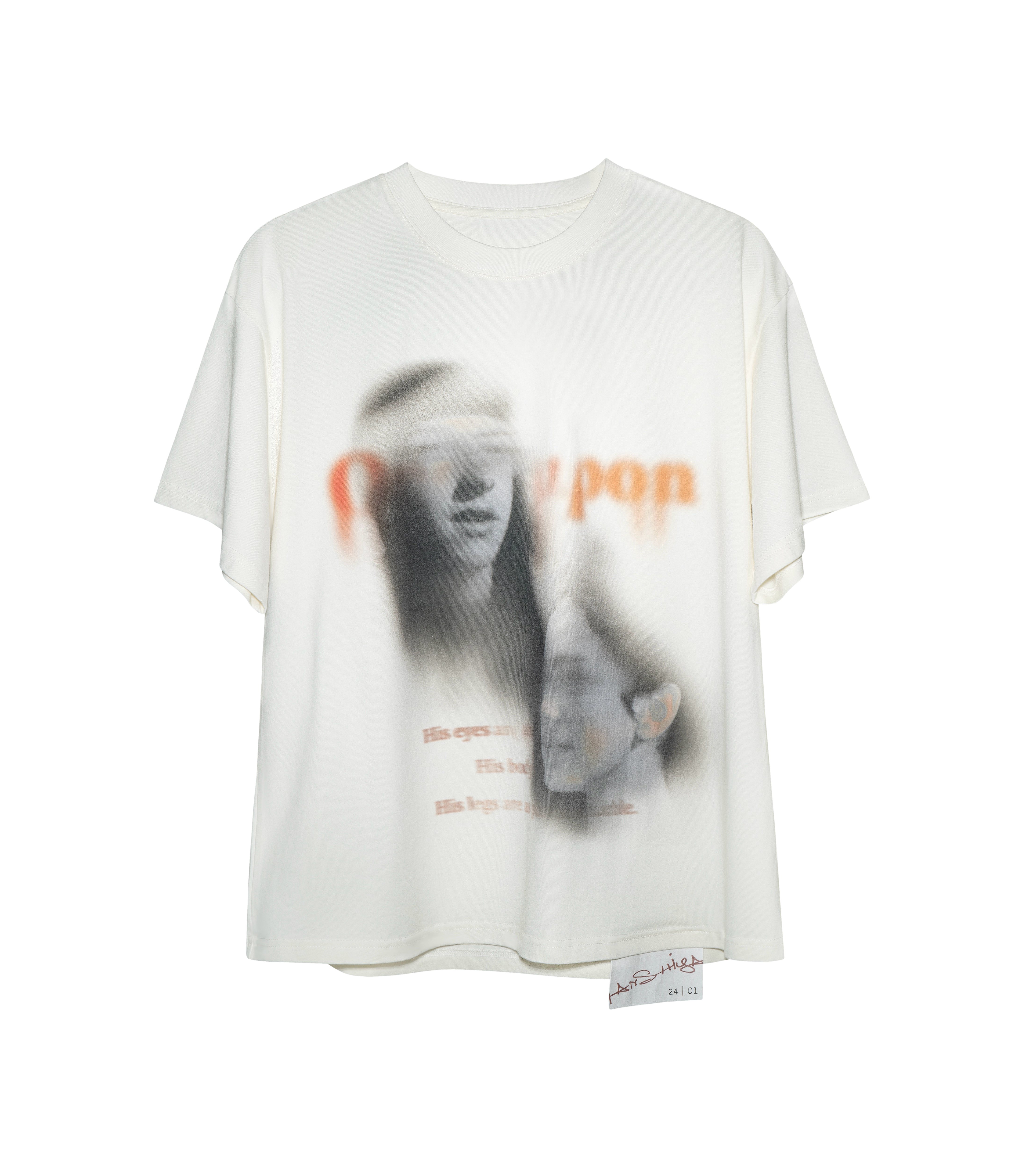 ManShiYa 24FW ONCE UPON A TIME TEE WHITE